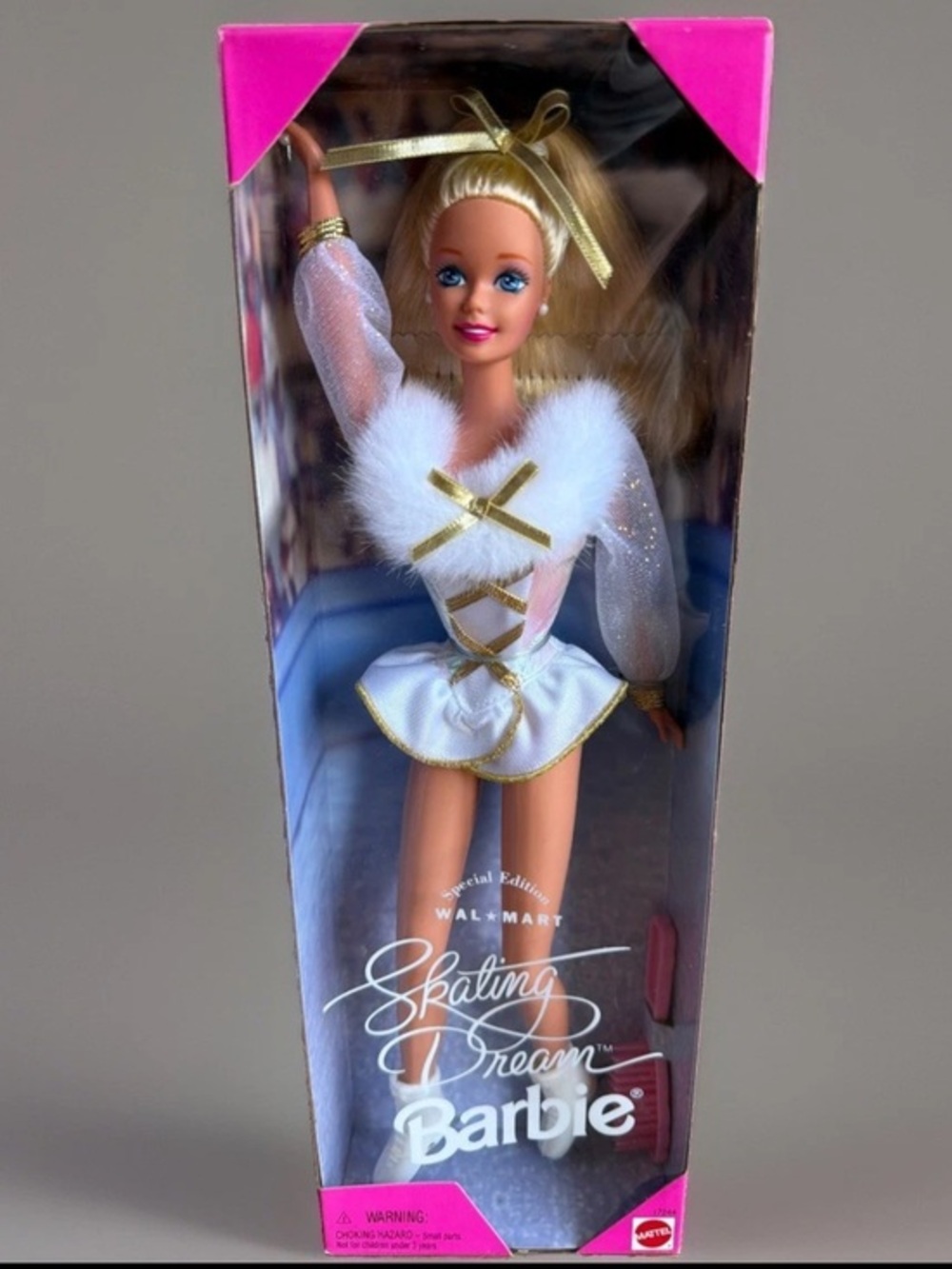 1996 Skating Dream Barbie by Mattel Walmart Special Edition #17244 - Sealed Box